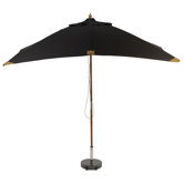 Sturdi 2.5m FSC Eucalyptus Wood Pulley Parasol