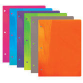 Translucent 2-Pockets Poly Portfolio (Set of 48)