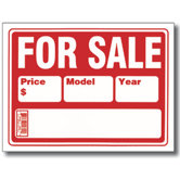 2-Line For Sale Sign (Set of 24)