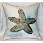 Coastal Starfish Indoor / Outdoor Pillow