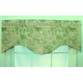 Butterfly Linen Shaped Valance