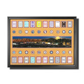 Las Vegas Strip Photo with Casino Chips