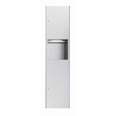 Profile Paper Towel Dispenser with 7 Gal. Waste Receptacle - 1100 Single-fold Capacity