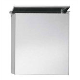 Surface Mounted Sanitary Napkin Disposal with Utility Shelf