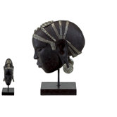 Resin Lady Head Sculpture