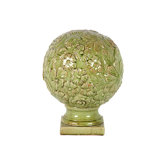 Ceramic Flower Globe on the Stand