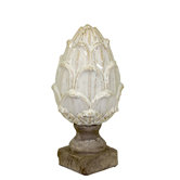 Small Ceramic Artichoke Statue