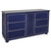 Beadboard 6-Drawer Double Dresser