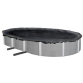 Oval Rugged Mesh Above Ground Pool Winter Cover