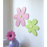 Wooden Daisy Cut-Out Wall D&eacute;cor