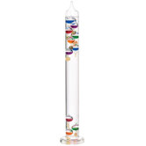 Thermometer with Multi-Color Balls and Gold Tags
