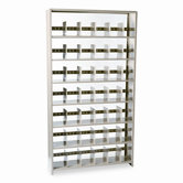 Snap-Together Open Shelving Steel 7-Shelf Closed Starter Set, 48" Wide