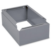 Locker Base, 12"x18"x6", Medium Gray
