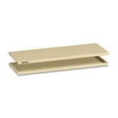 Add-A-Stack Top/Base,Letter,no Levelers,36"x13-3/16"x4", Light Gray/Sand