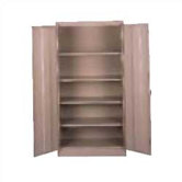 Assembled 18" Deep Storage Cabinet