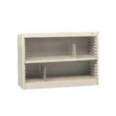 KD 30" H Two Deep Shelf Bookcase