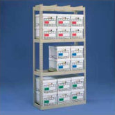 Archive Box Storage Rack With Angle Box Supports