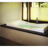 Designer Danika 73" W X 41" D Bath Tub with Combo System