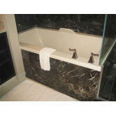 Designer Kayla 74" W X 42" D Bath Tub with Combo System