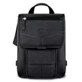 Premium Leather iPad Flight Jacket in Black