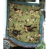 Morning Song Tapestry Throw