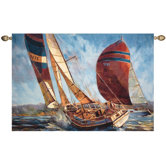 Racing in the Wind Tapestry