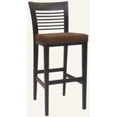 Designer Austin Solid Hardwood Stationary Bar Stool