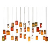 Autumn Leaves 33 Light Chandelier
