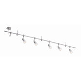 Orin Five Light Track Light System in Steel