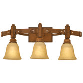 Rodeo Drive Three Light Bath Vanity in Tuscan Sun