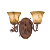 Ponderosa Two Light Bath Vanity