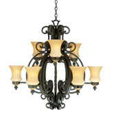 Hamilton 9 Light Chandelier