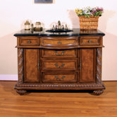 Mariana Single Sink Chest in Brown