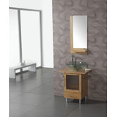 23.5" Single Bathroom Vanity Set in Natural Pine