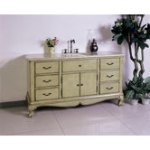 60" Solid Wood Sink Chest