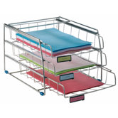 3 Sliding Front Load Letter Tray