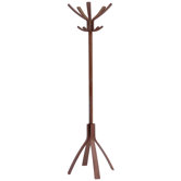 Caf&eacute; Modern Wooden Rotating 10 Peg Coat Rack