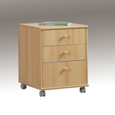 Tempra Beech 3 Drawer Pedestal
