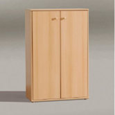 Tempra Beech Short Stationary Cupboard