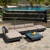 6 Piece Lounge Seating Group with Cushions