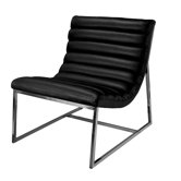 Parisian Leather Sofa Chair