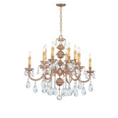 Olde World 12 Light Candle Chandelier
