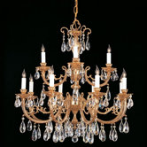 Olde World 12 Light Chandelier