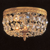 Bohemian Crystal 2 Light Flush Mount