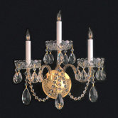 Bohemian Crystal  Wall Sconce