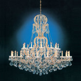 Bohemian Crystal 37 Light Candle Chandelier
