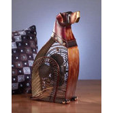 Dog Figurine Table Top Fan