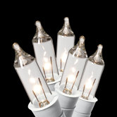 150 Light Clear Christmas Icicle Set