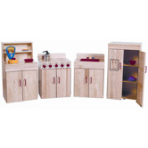Heritage 4 Piece Maple Kitchen Appliances Set