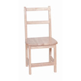 18" Wood Classroom Glides Chair